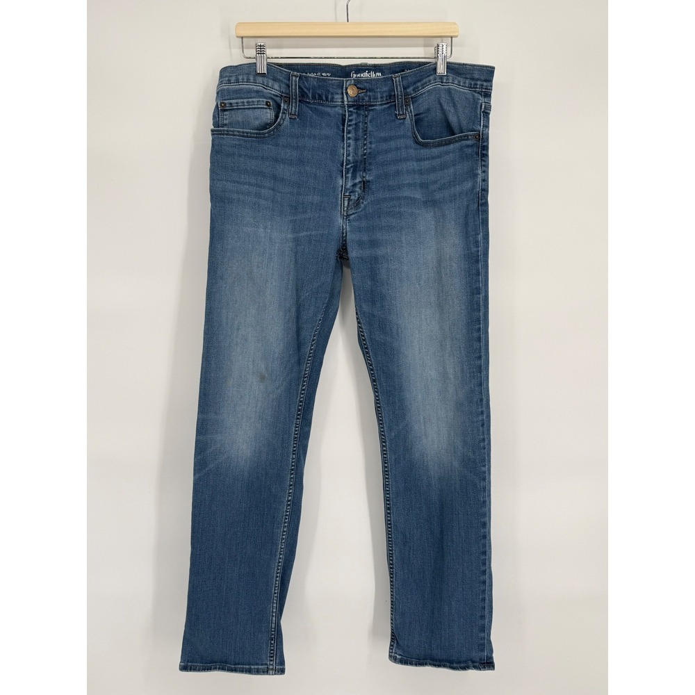 Goodfellow and Co Mens Straight Fit Medium Wash Denim Jeans‎ Size 38x32